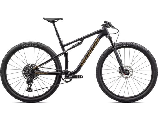 Specialized Epic Comp XC MTB in GLOSS MIDNIGHT SHADOW / HARVEST GOLD METALLIC (Medium Size) - Image 2